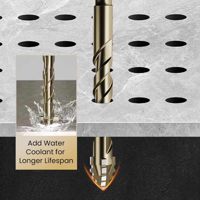 Serrated durable drill bit kit designed for precision and long-lasting performance in various drilling applications
