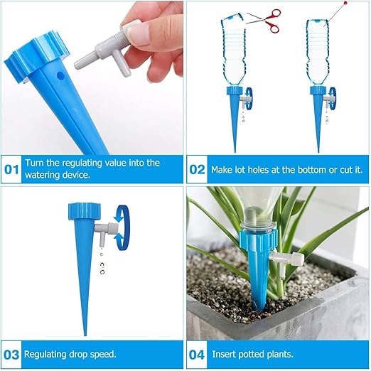 10-Piece Drip Irrigation Watering Spikes for Plants – product image 5