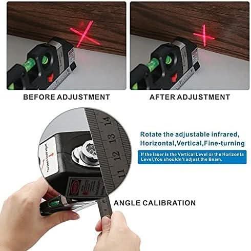 Laser level and distance measuring tool