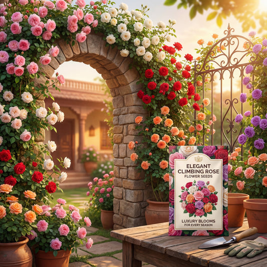 Climbing Rose Flower Seeds, 130 Seeds