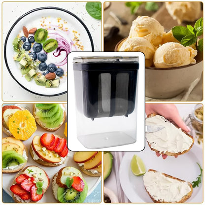 Greek Yogurt preparation using Hung Curd Maker for smooth and creamy hung curd at home