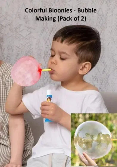 Magic Balloon Bubbles Kit for Kids (Pack of 2)