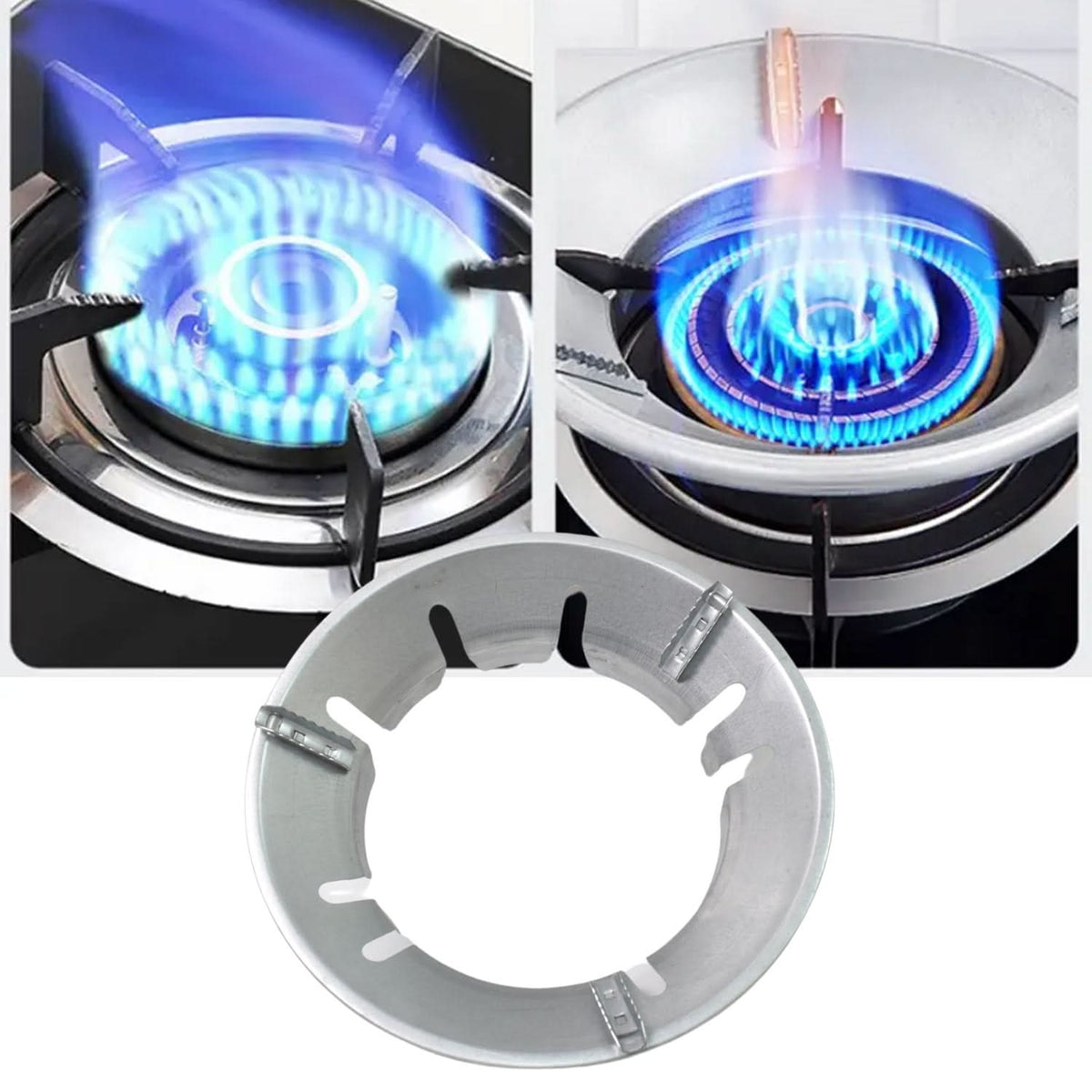Aluminum gas stove burner stand, pack of 2