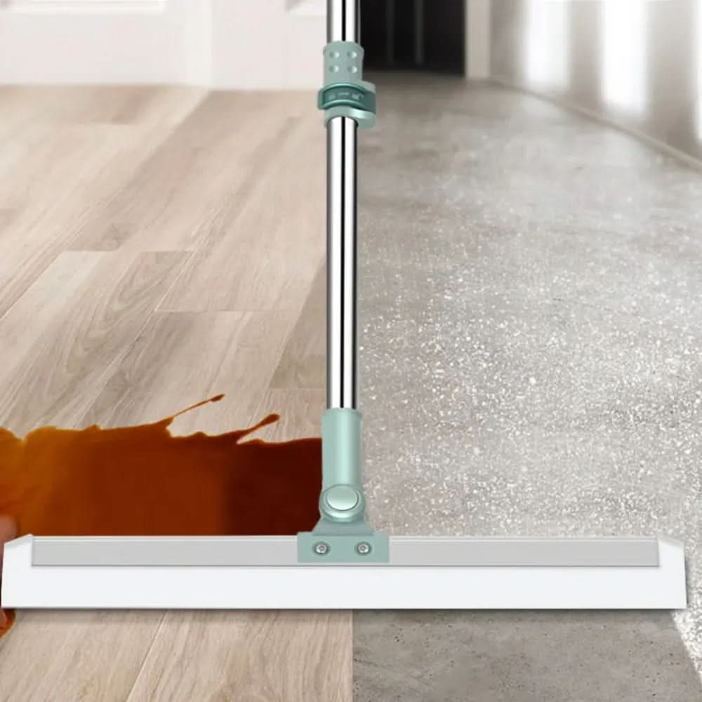 Self-squeeze PVA sponge mop with squeegee for floor cleaning