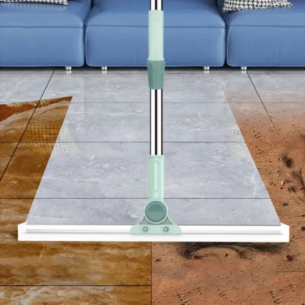 PVA sponge mop in use on a wet floor