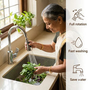 TapTwistJet 360-degree rotating faucet nozzle for kitchen and bathroom sinks