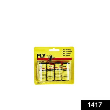 StickyTrap™ Max – Poison-Free Fly, Mosquito & Insect Catcher Glue Strips | Odorless, Safe for Home & Pets | 4-Pack Economy.