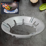 Aluminum gas stove burner stand with wind shield